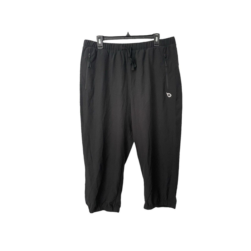Baleaf Jogger Pants Womens XL Black Performance Active Pockets UPF50 NWT $59
